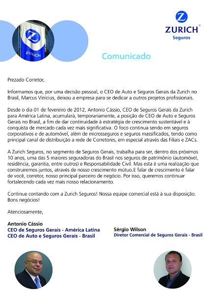 comunicado zurich