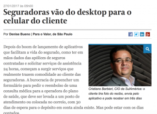 Seguradoras vão do desktop para o celular do cliente