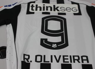 Thinkseg estreia sua marca na cor preta na camisa do Santos