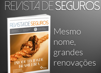Revista de Seguros de cara nova. Linda, por sinal