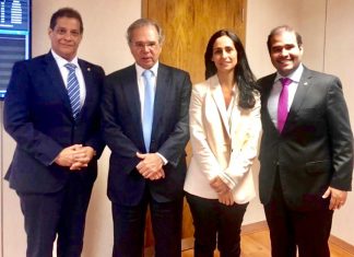 Presidente da Fenacor é recebido pelo ministro da Economia