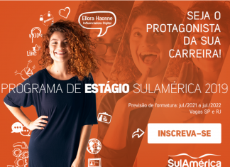 Inscrições para o Programa SulAmérica de Estágio 2020 estão abertas